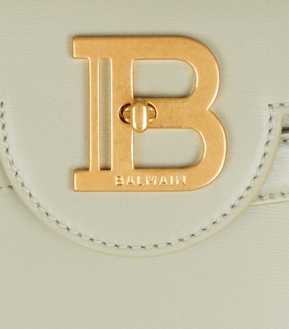 Balmain Balmain Leather B-Buzz 23 Top-Handle Bag