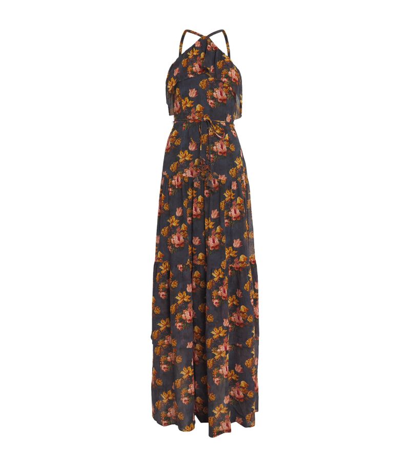 Paige Paige Silk-Crepe Calypso Maxi Dress