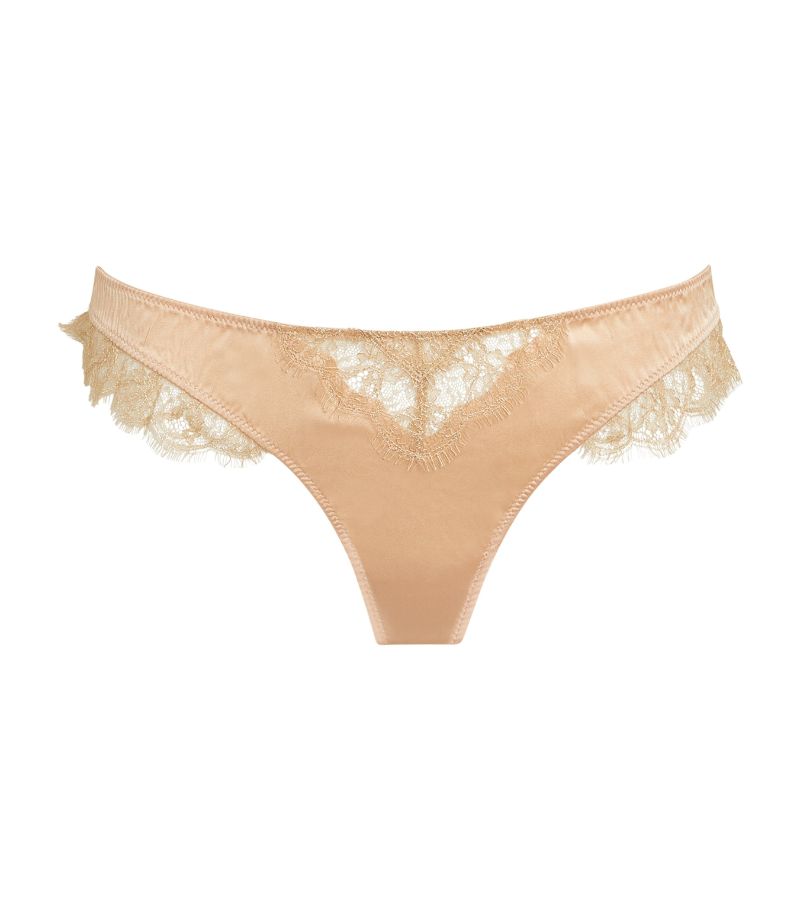 Kiki De Montparnasse Kiki De Montparnasse Lace Insert Thong