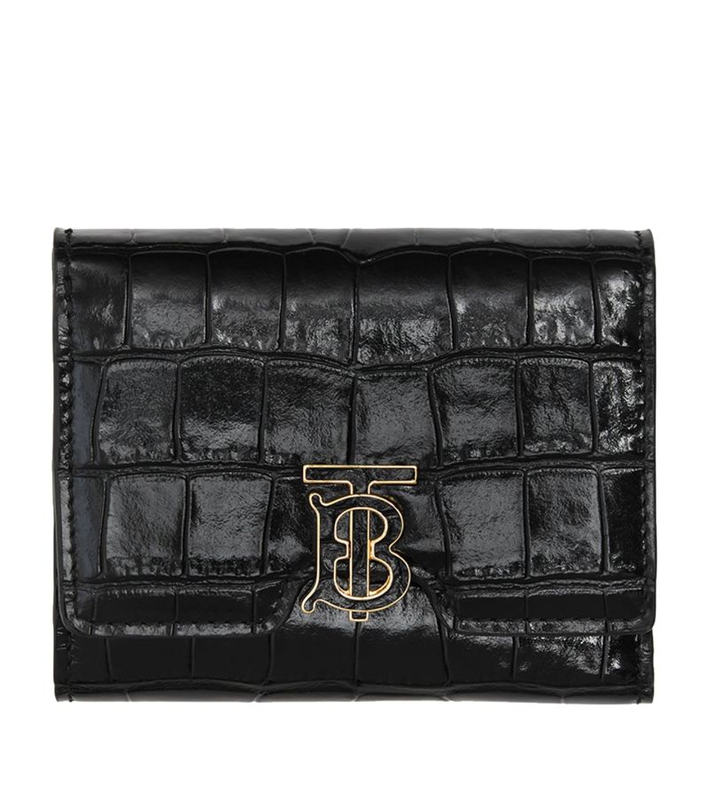 Burberry Burberry Leather Tb Monogram Folding Wallet