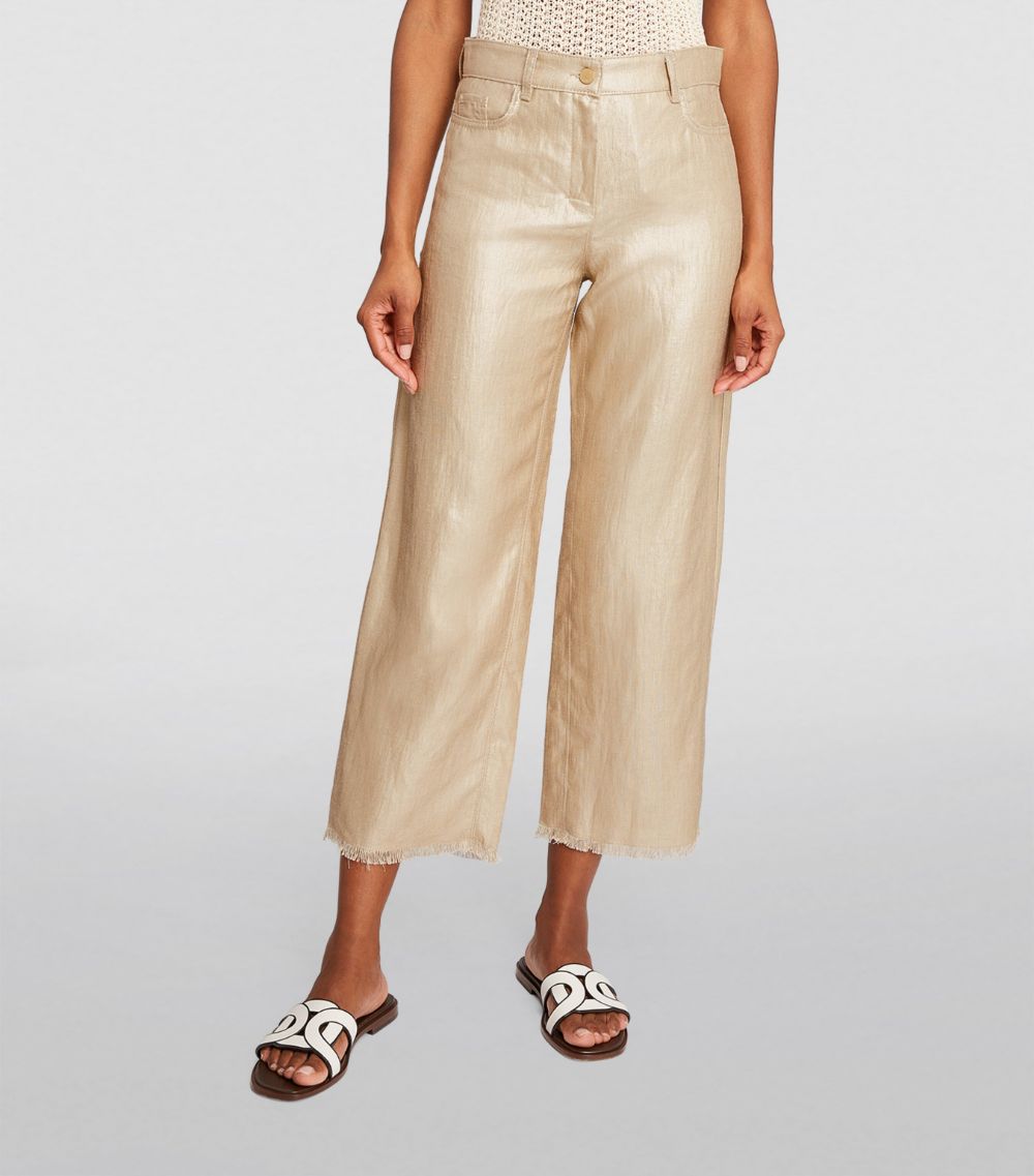 Max Mara Max Mara Linen Straight Trousers