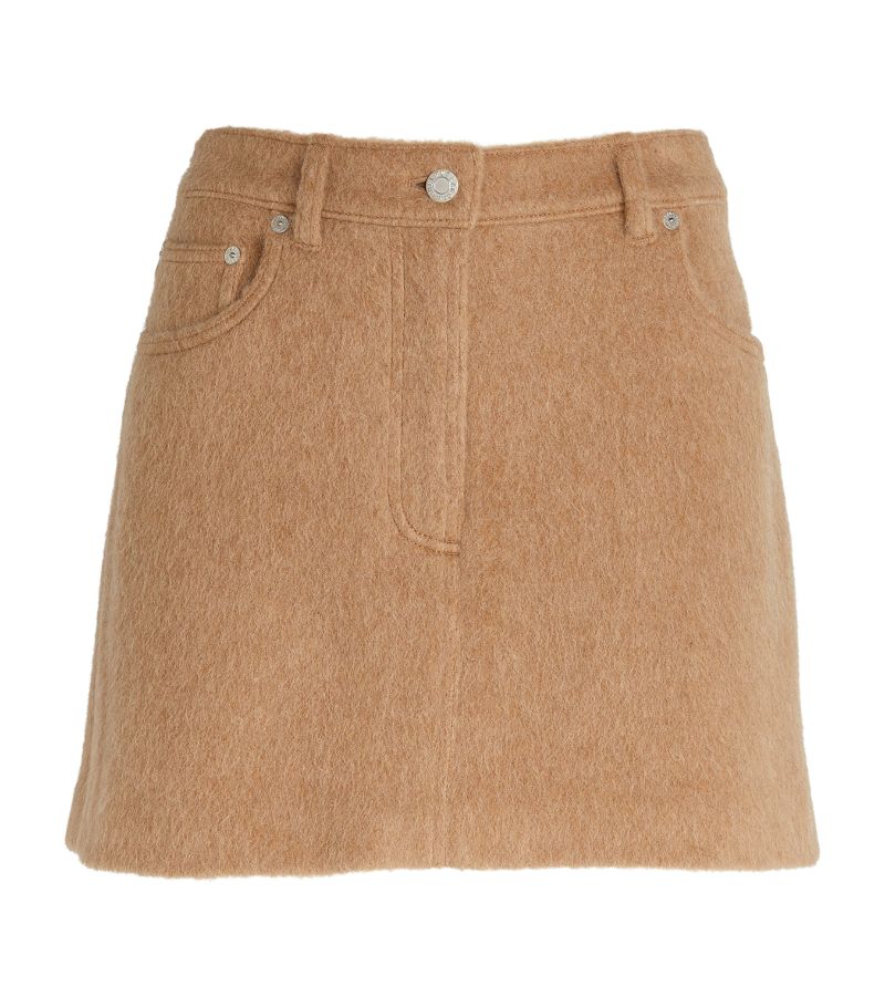 Helmut Lang Helmut Lang Wool-Blend Mini Skirt