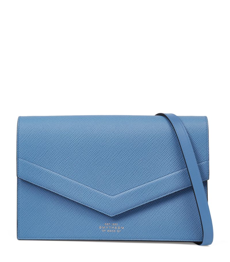 Smythson Smythson Medium Leather Panama Envelope Cross-Body Bag