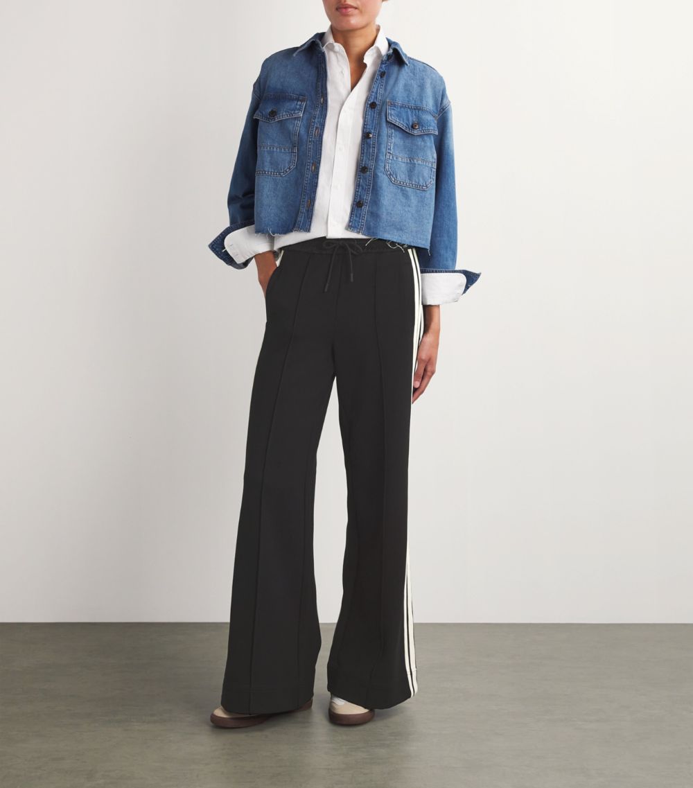 Me+Em Me+Em Ponte-Jersey Wide-Leg Trousers