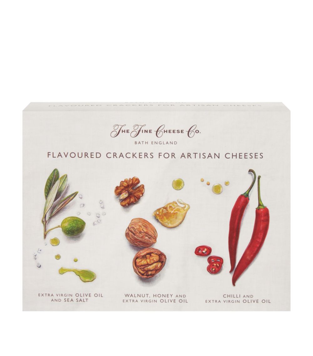 The Fine Cheese Co. The Fine Cheese Co. Flavoured Crackers For Artisan Cheeses (3 X 125G)