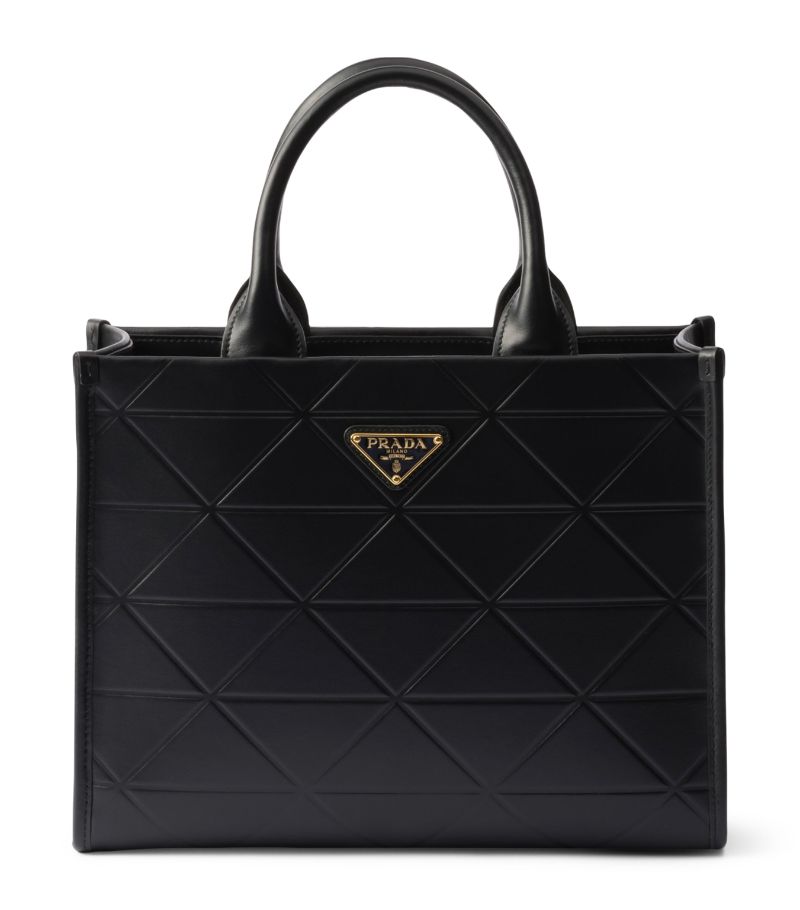 Prada Prada Medium Leather Symbole Tote Bag