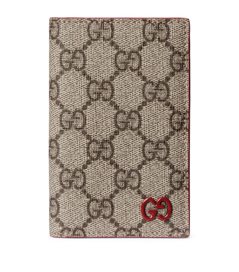 Gucci Gucci Canvas GG Supreme Bifold Card Holder