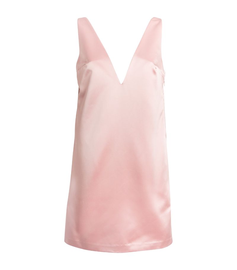 Staud Staud Satin Teagan Mini Dress