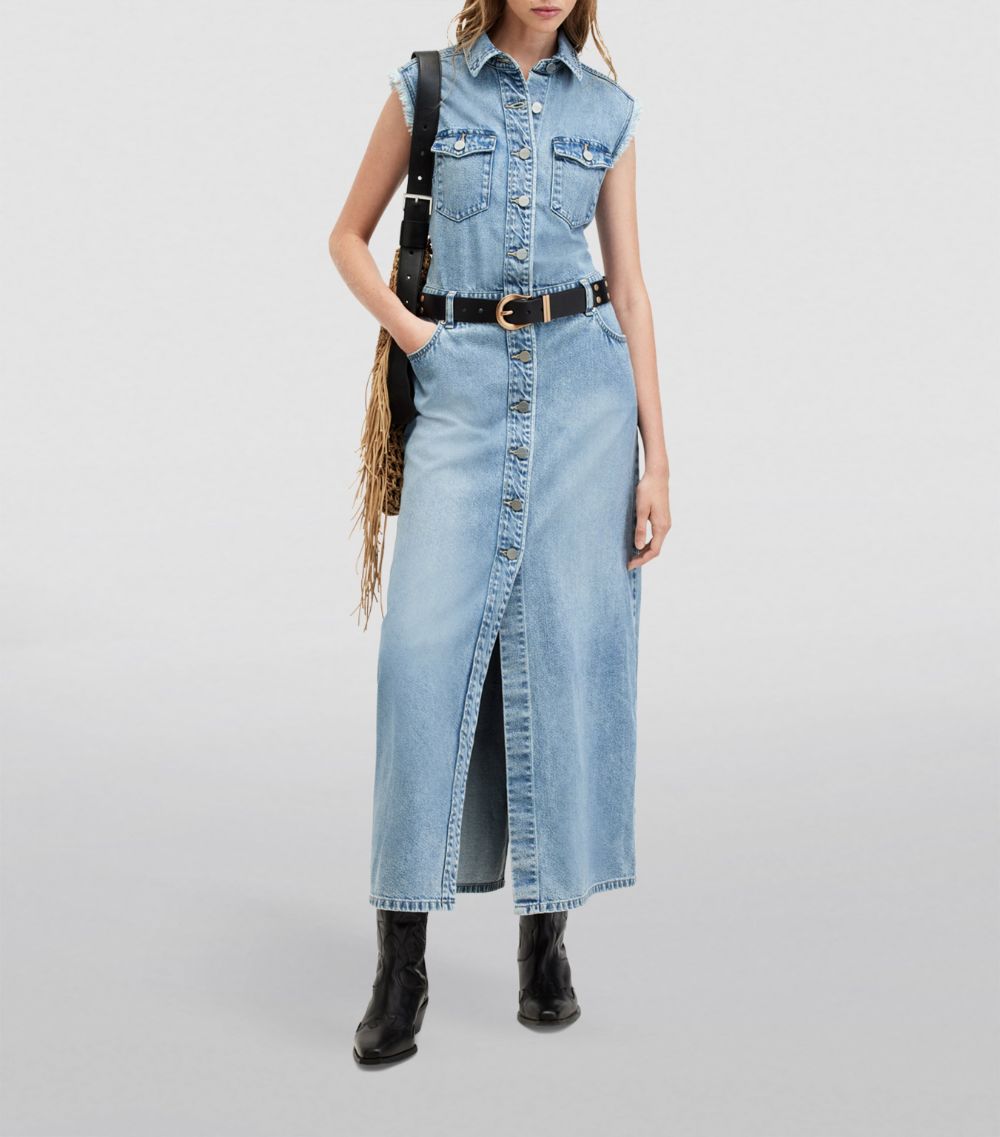 Allsaints Allsaints Denim Blair Maxi Dress