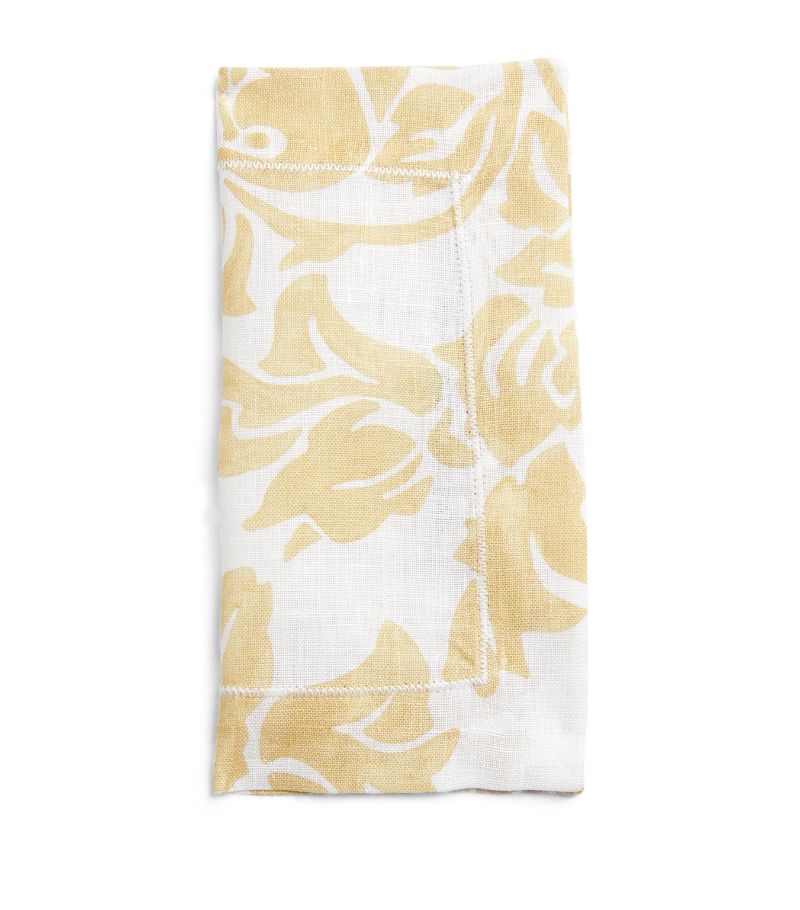 Emilia Wickstead Emilia Wickstead Set Of 4 Floral Napkins (50Cm X 50Cm)