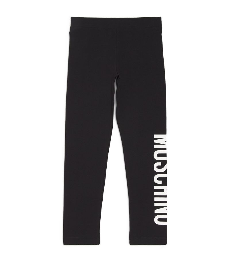 Moschino Moschino Kids Stretch-Cotton Logo Leggings (4-14 Years)