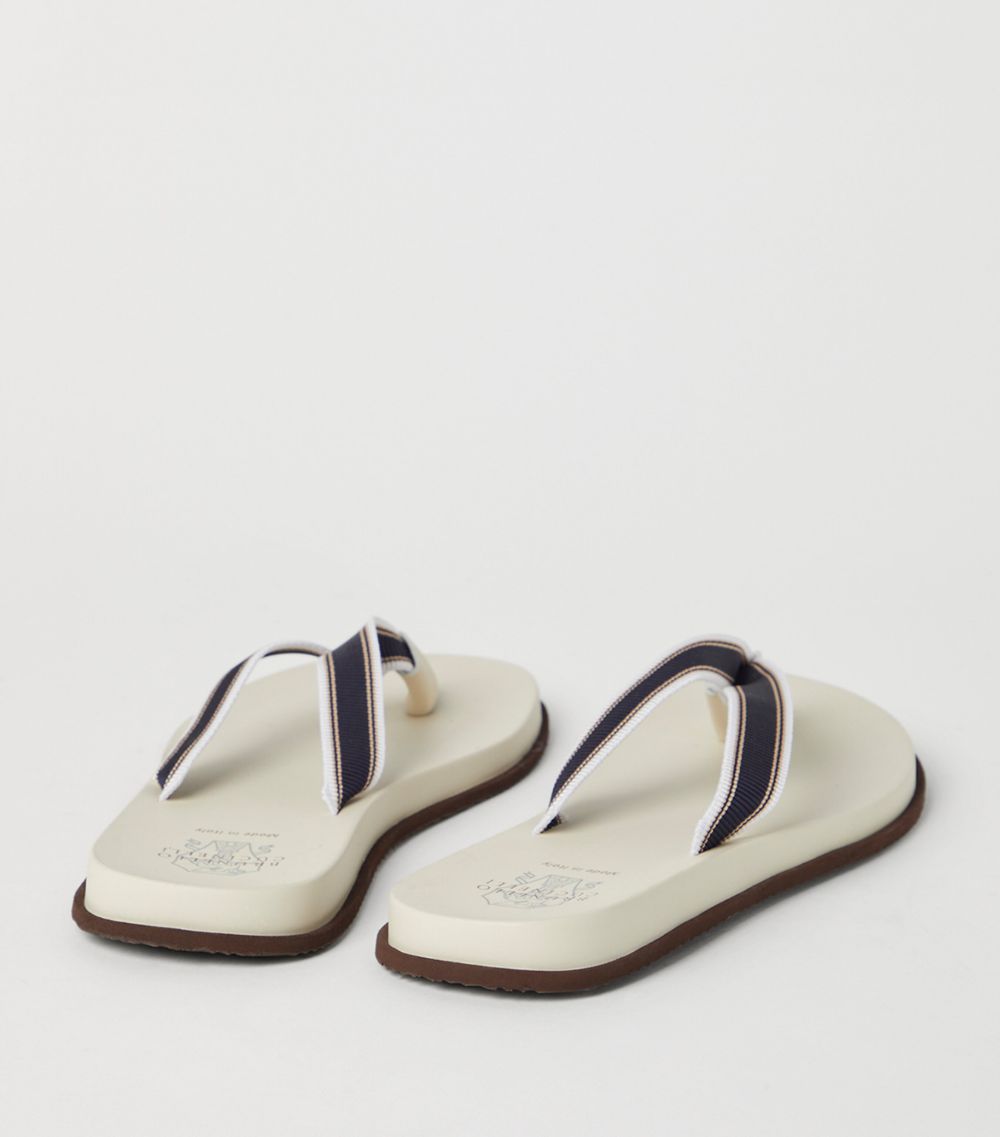 Brunello Cucinelli Brunello Cucinelli Leather Flip Flops