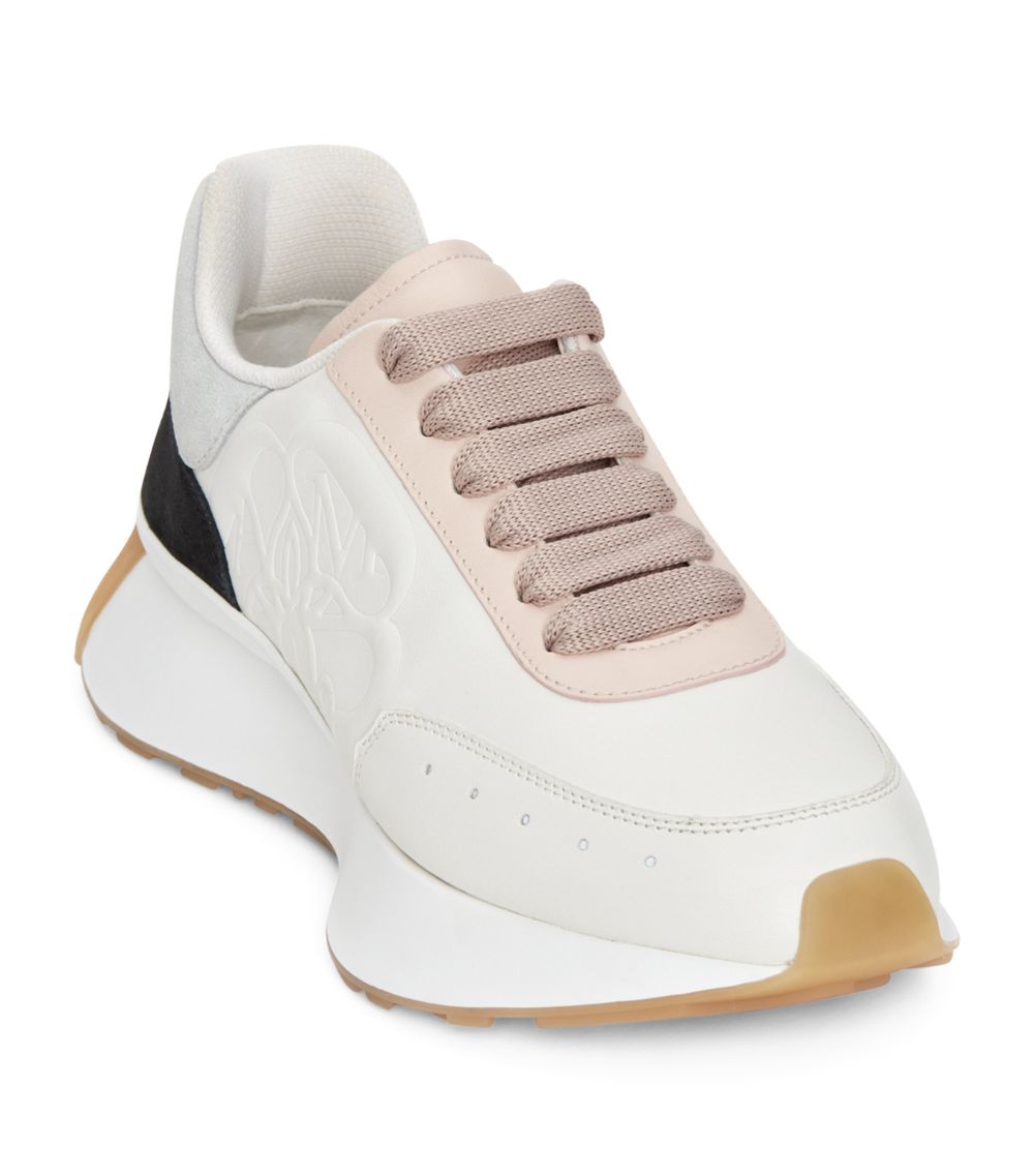 Alexander McQueen Alexander McQueen Leather Sprint Runner Sneakers