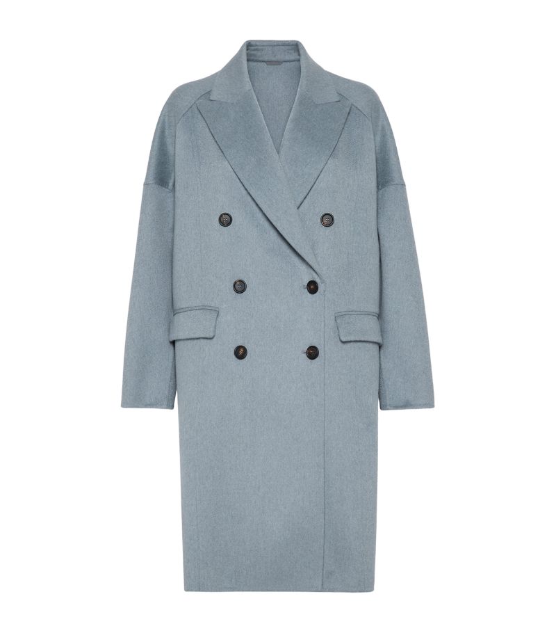 Brunello Cucinelli Brunello Cucinelli Cashmere Double-Breasted Coat