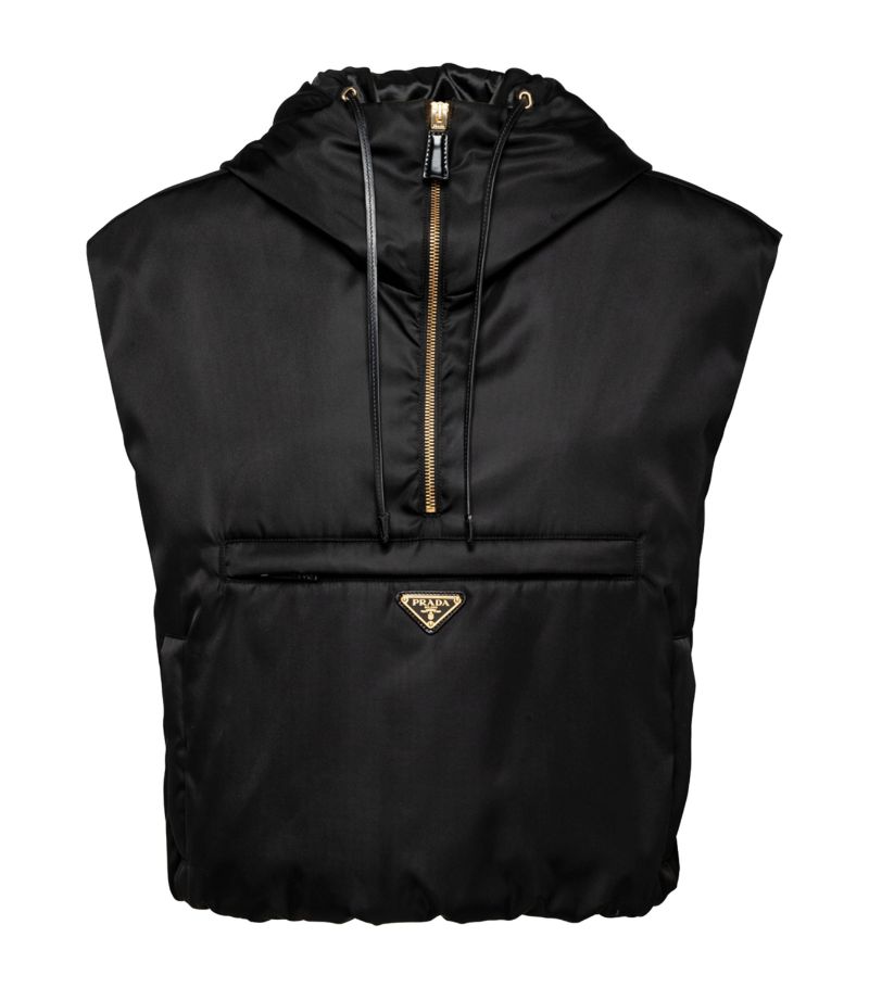 Prada Prada Re-Nylon Half-Zip Gilet