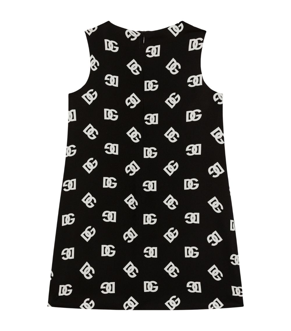 Dolce & Gabbana Dolce & Gabbana Kids Logo Print Sleeveless Dress (2-6 Years)