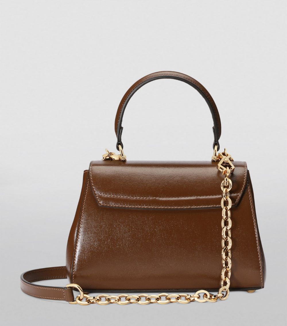 Gucci Gucci Mini Leather Horsebit 1955 Top Handle Bag