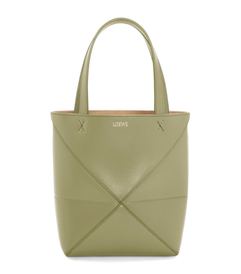 Loewe Loewe Mini Leather Puzzle Fold Tote Bag