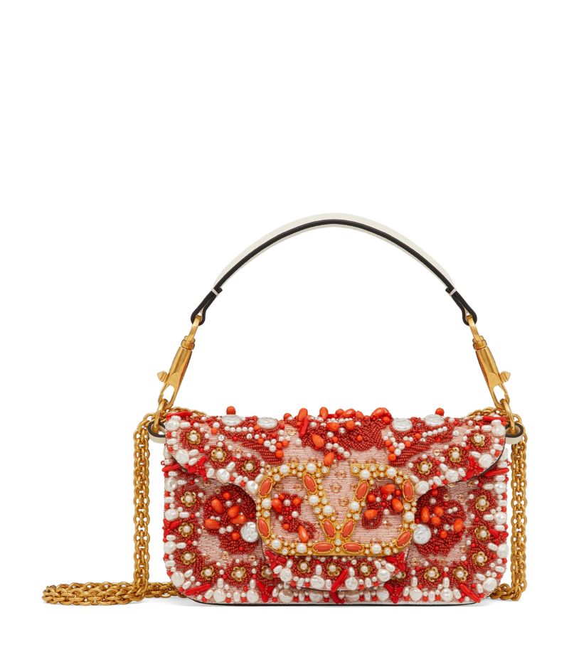 VALENTINO GARAVANI Valentino Garavani Embellished Loco Shoulder Bag