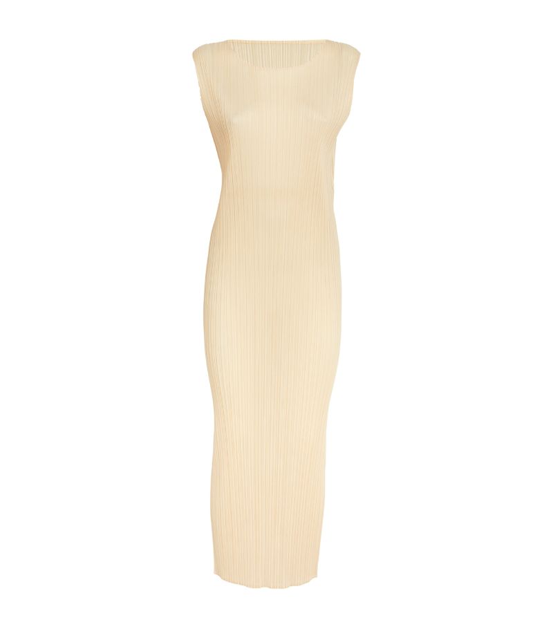 Pleats Please Issey Miyake Pleats Please Issey Miyake Pleated Peanuts Midi Dress