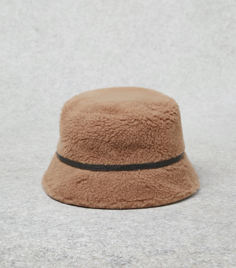 Brunello Cucinelli Brunello Cucinelli Virgin Wool-Blend Bucket Hat