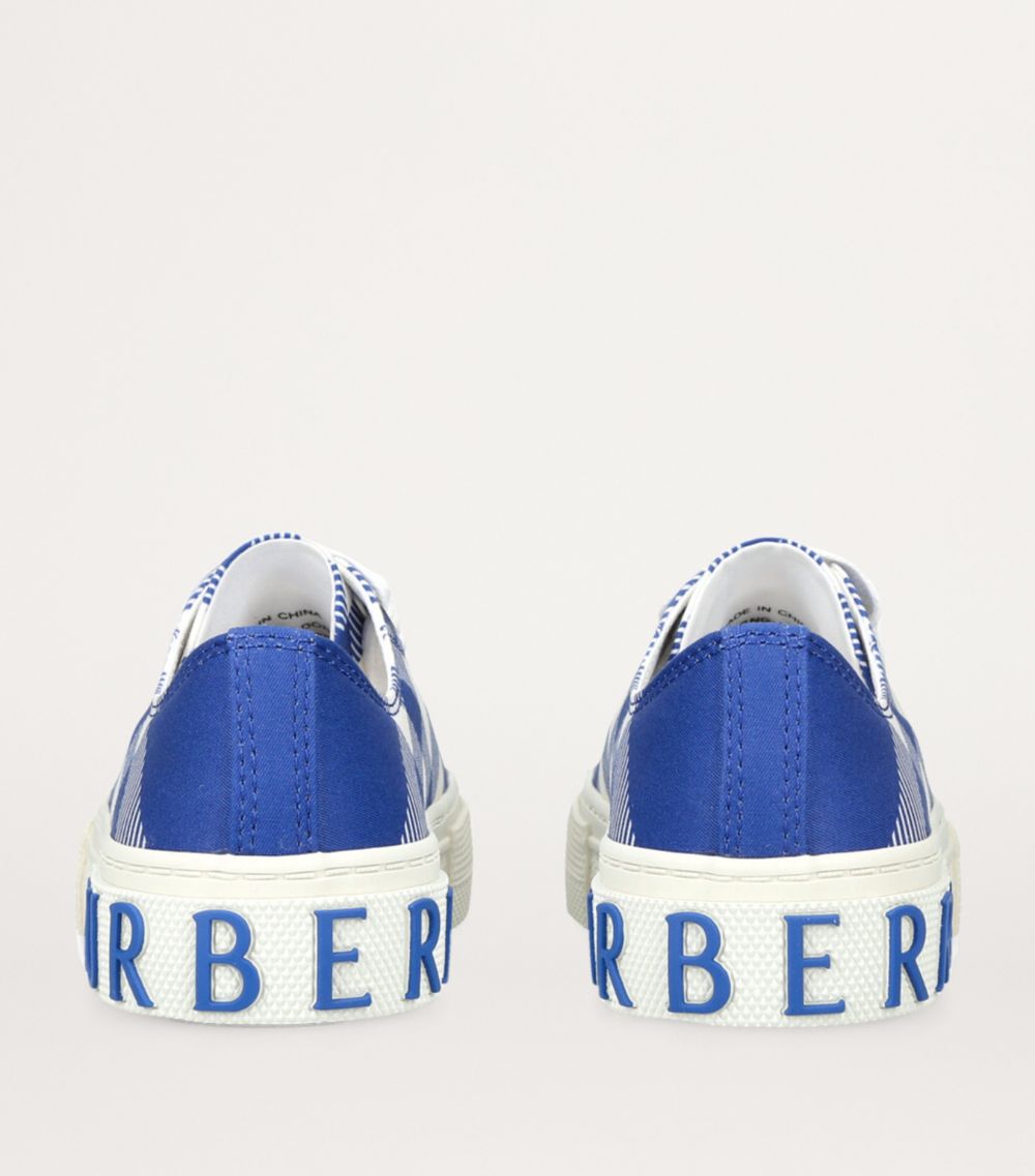 Burberry Burberry Kids Check Low-Top Sneakers