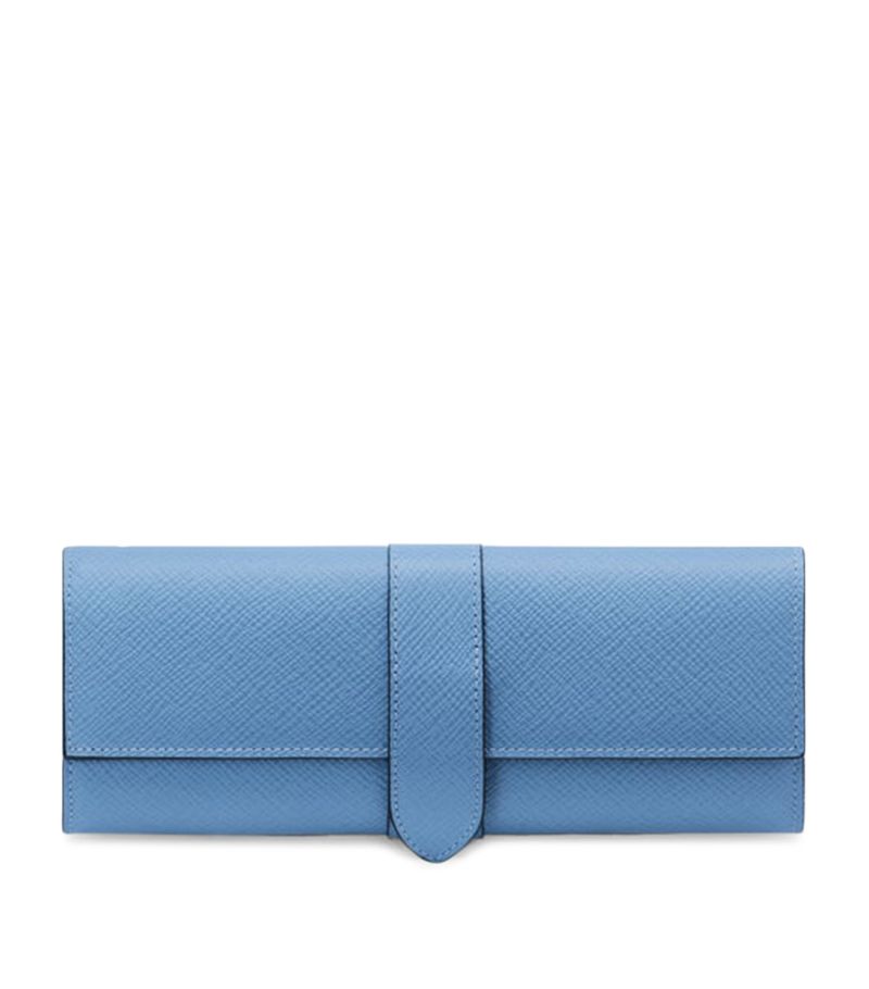 Smythson Smythson Small Panama Leather Jewellery Roll