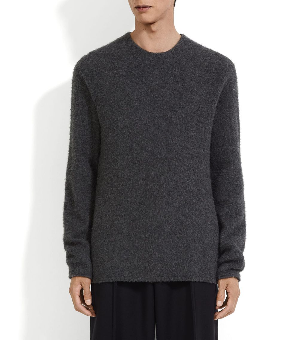 zegna Zegna Mélange Oasi Cashmere Sweater