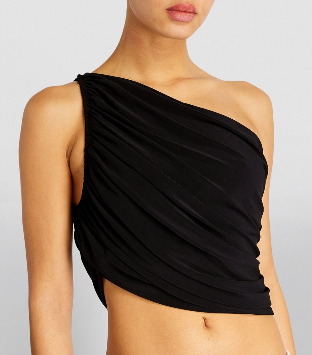 Norma Kamali Norma Kamali One-Shoulder Diana Bikini Top