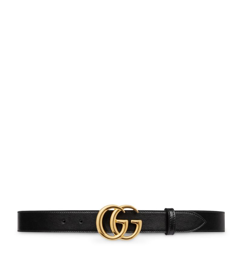 Gucci Gucci Leather Gg Marmont Belt