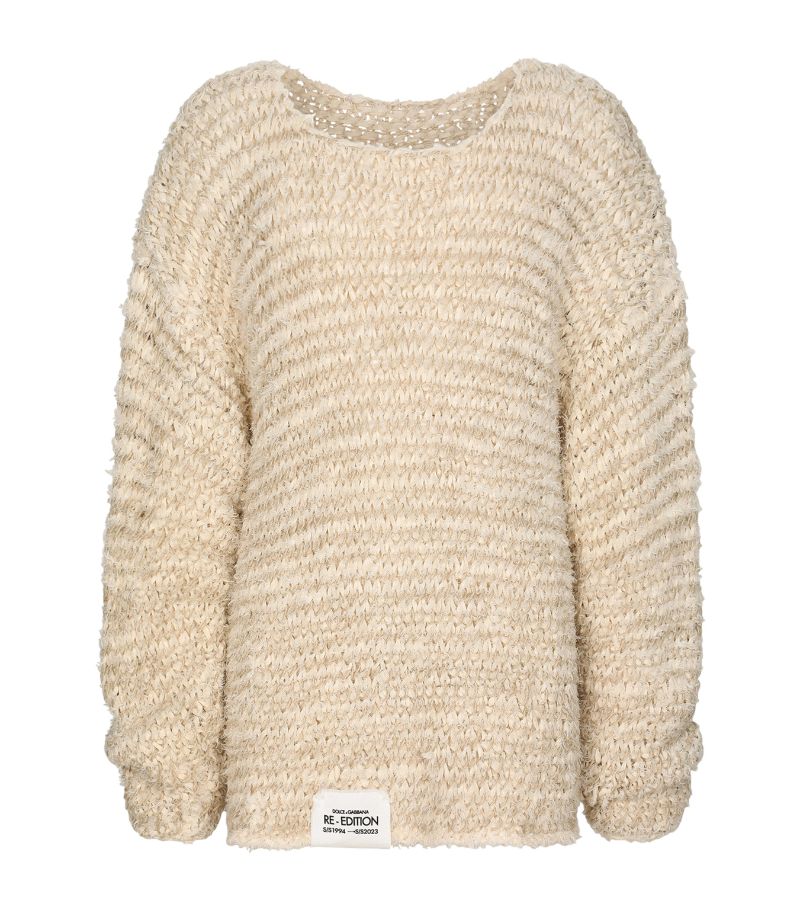 Dolce & Gabbana Dolce & Gabbana Cotton-Linen Re-Edition Sweater