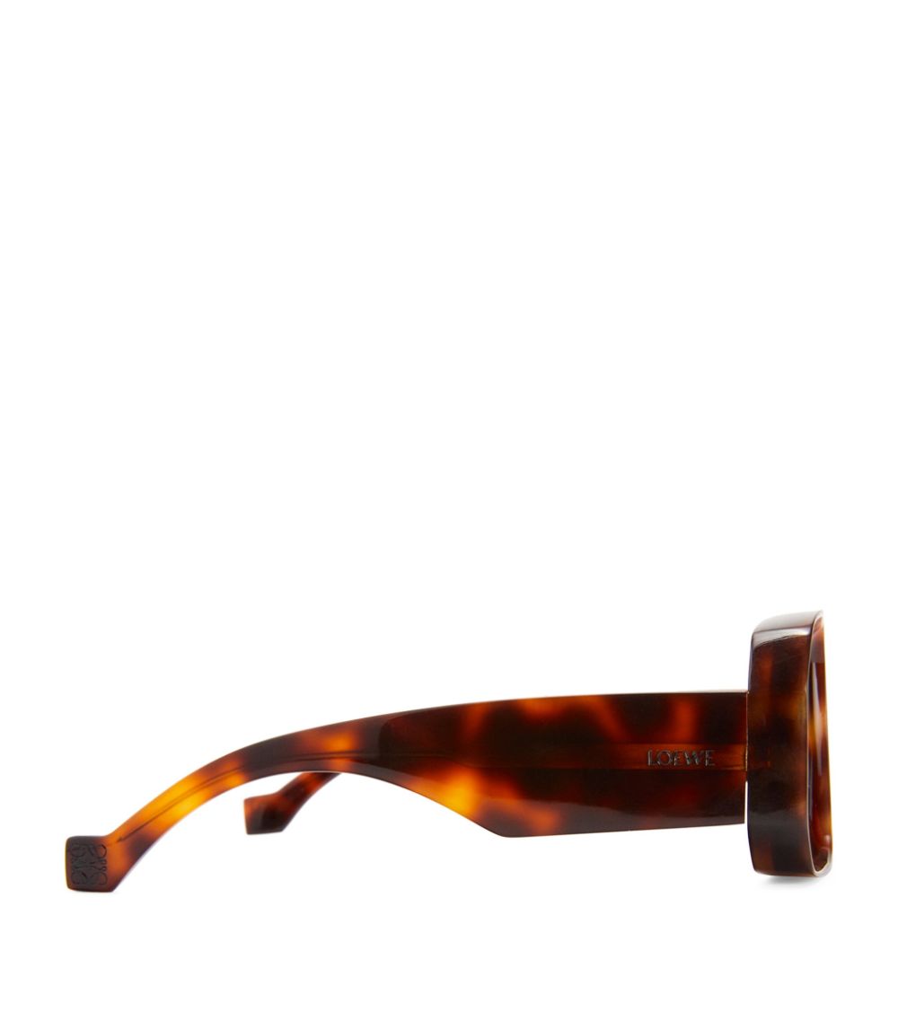 Loewe Loewe X Paula'S Ibiza Tortoiseshell Diving Mask Sunglasses