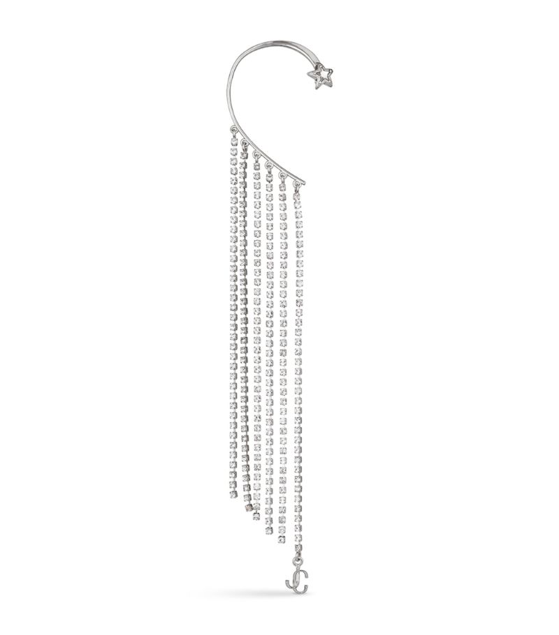 Jimmy Choo Jimmy Choo Crystal-Embellished Single Ear Cuff