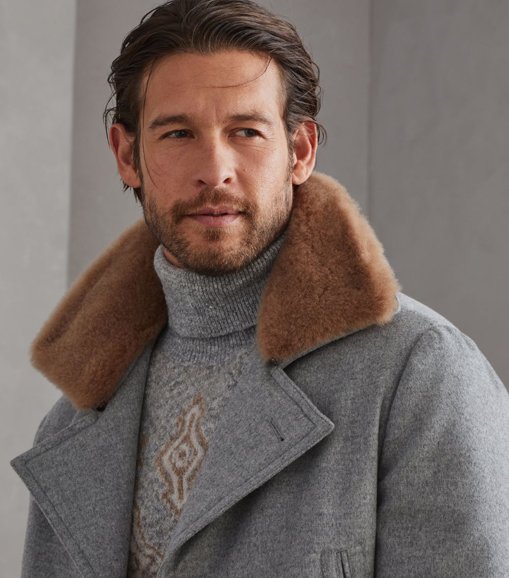 Brunello Cucinelli Brunello Cucinelli Cashmere And Shearling Coat