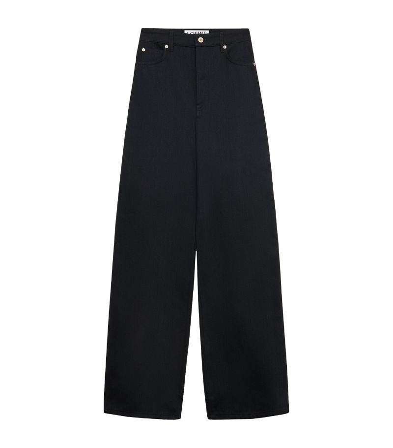 Loewe Loewe High-Waist Wide-Leg Jeans