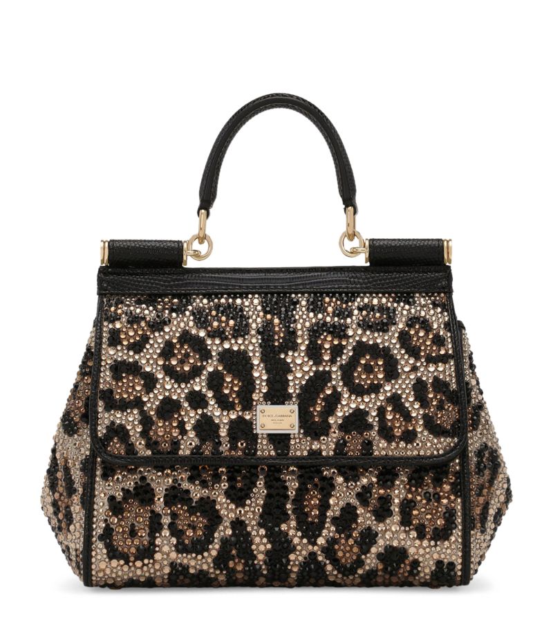 Dolce & Gabbana Dolce & Gabbana Embellished Sicily Top-Handle Bag