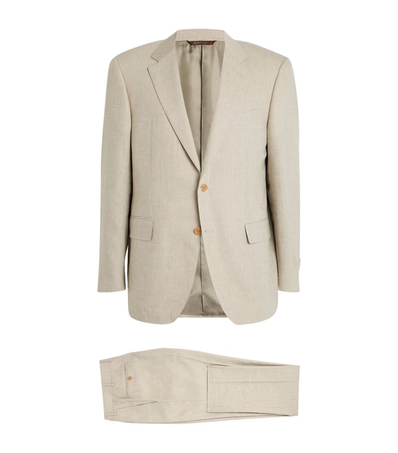 Canali Canali Linen-Wool Two-Piece Suit