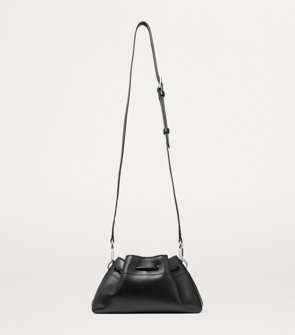 Jimmy Choo Jimmy Choo Small Leather Cinch Bucket Bag