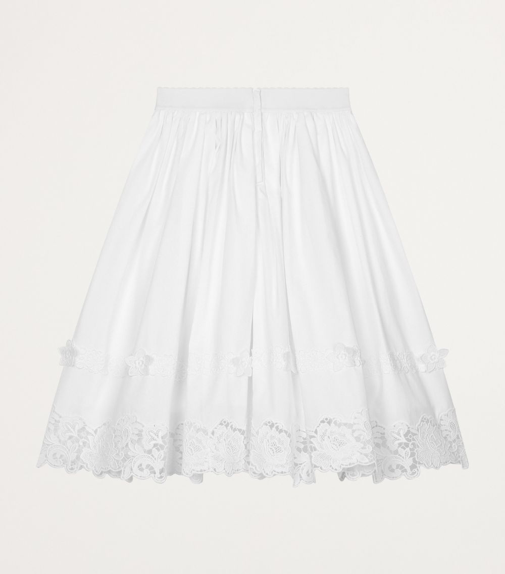 Dolce & Gabbana Dolce & Gabbana Kids Lace-Trim Floral Skirt (8-12+ Years)