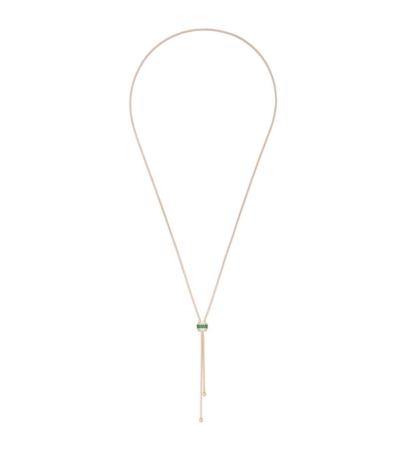 Piaget Piaget Rose Gold, Diamond And Emerald Possession Pendant Necklace