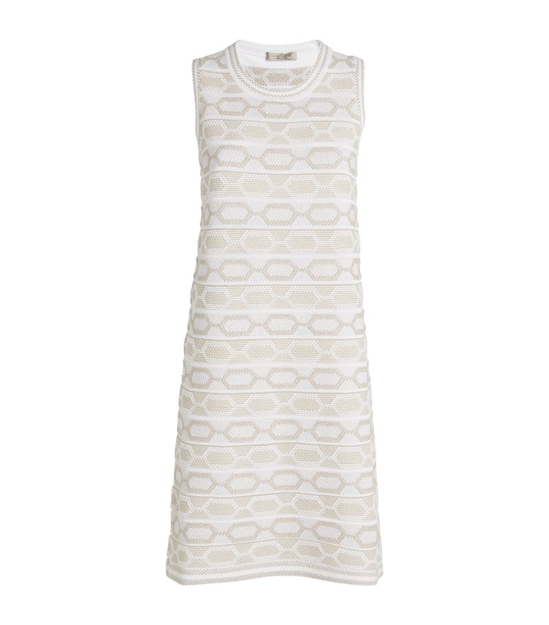 D.Exterior D.Exterior Knitted Jacquard Mini Dress