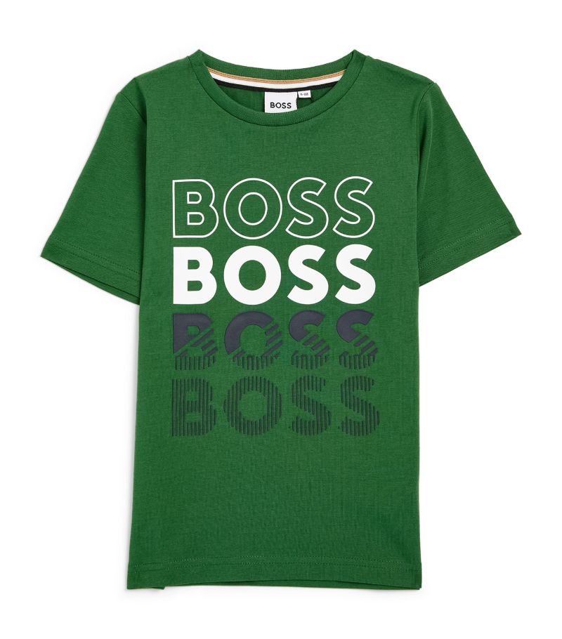 Boss Kidswear Boss Kidswear Gradient Logo T-Shirt (4-16 Years)