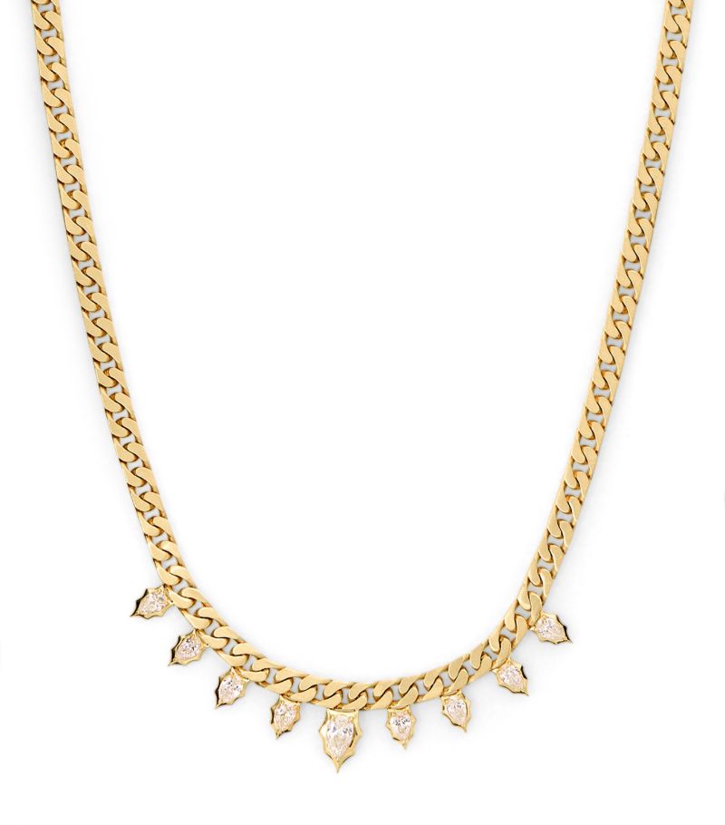 Jade Trau Jade Trau Yellow Gold And Diamond Envoy Necklace