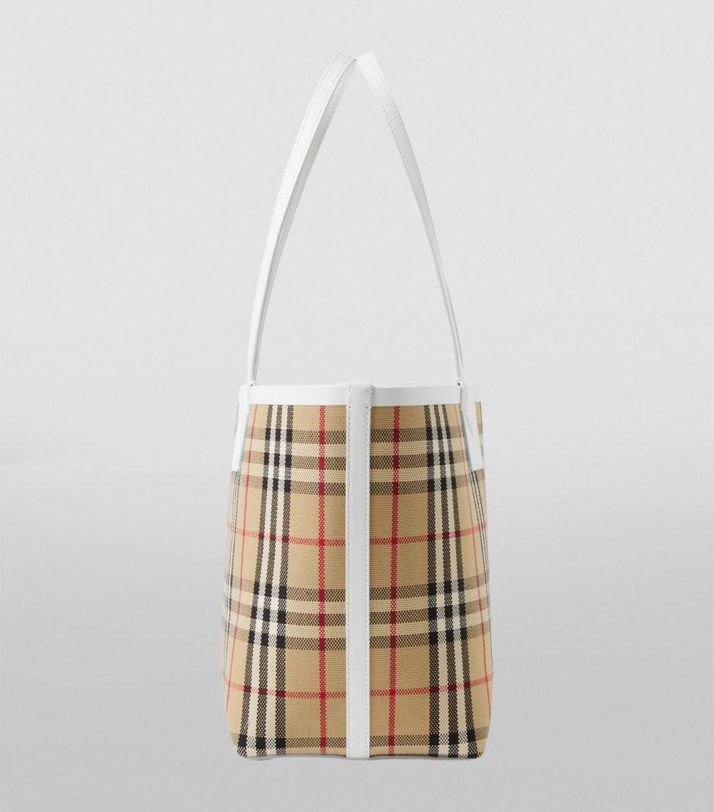 Burberry Burberry Small Cotton Check London Tote Bag