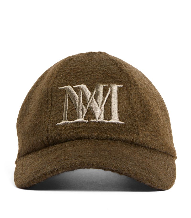 Max Mara Max Mara Camel Hair Balocco Baseball Cap