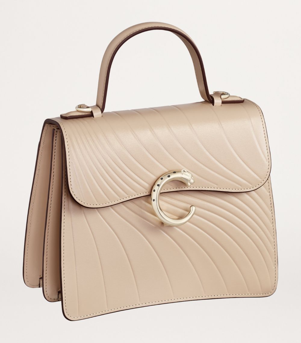 Cartier Cartier Small Leather Panthère De Cartier Top-Handle Bag