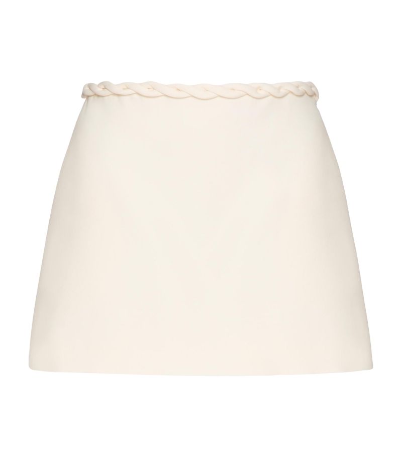 VALENTINO GARAVANI Valentino Garavani Wool-Silk Mini Skirt