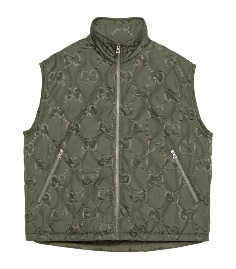 Gucci Gucci Quilted Jumbo Gg Gilet