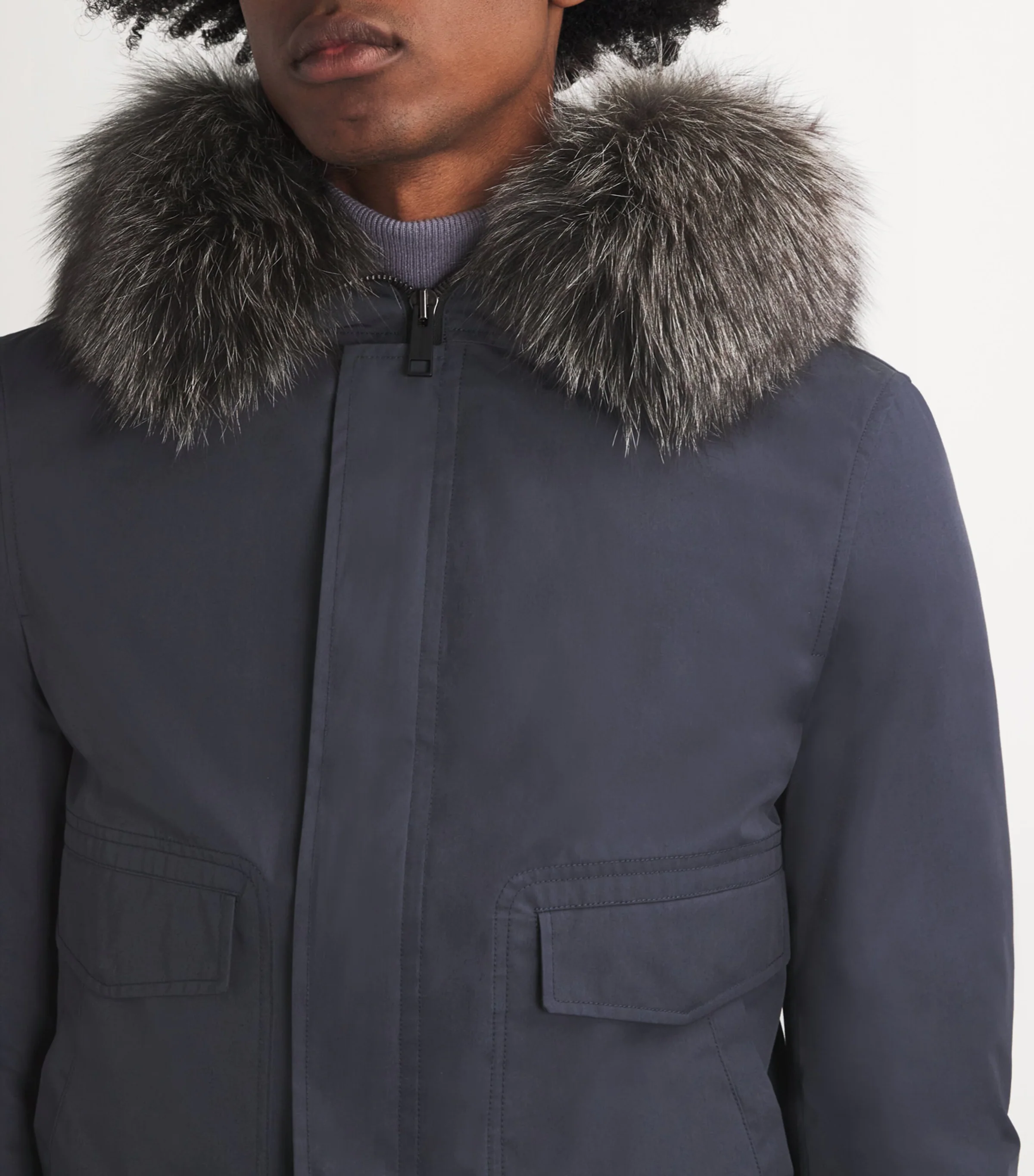 Yves Salomon Yves Salomon Fur-Trim Bomber Jacket