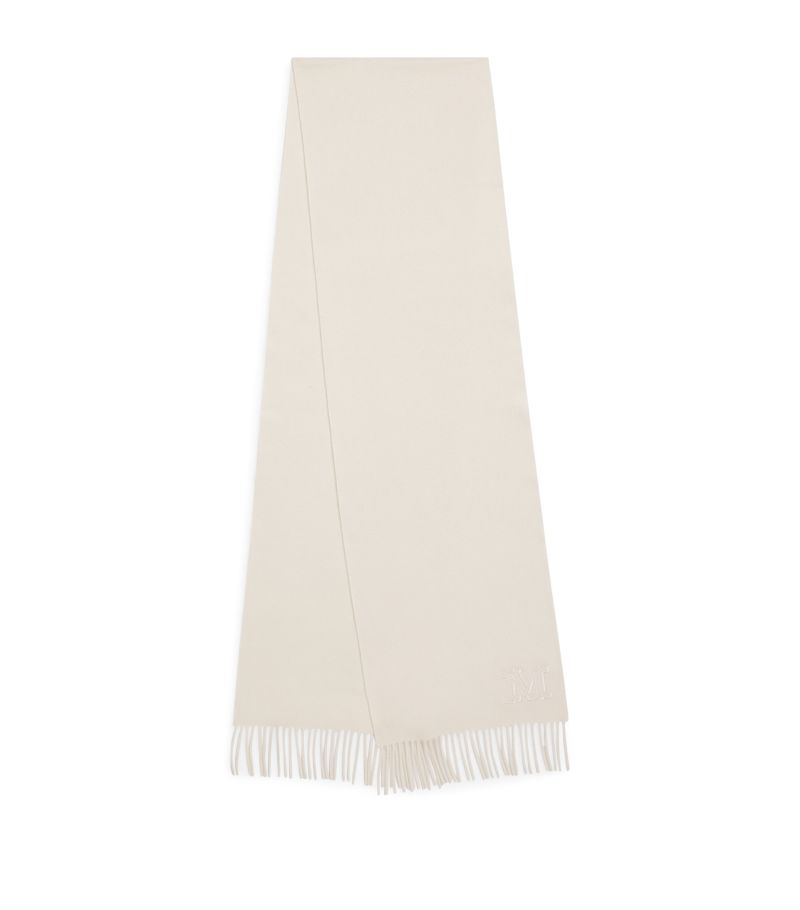 Max Mara Max Mara Cashmere Logo Scarf